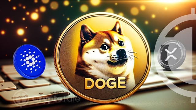 Dogecoin Outpaces XRP and ADA in Wallet Growth Over Six Months