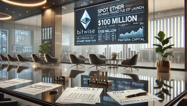 Bitwise revises Ether ETF filing with potential $100M Pantera investment