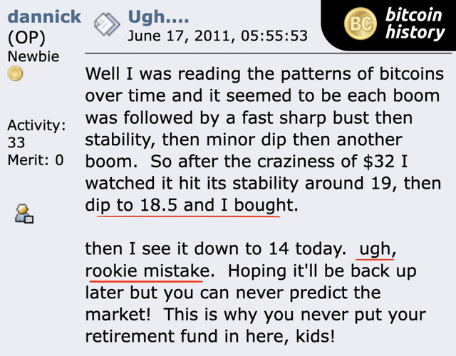 He bought Bitcoin at $18 and called it a “mistake.” HODL is the way ✨