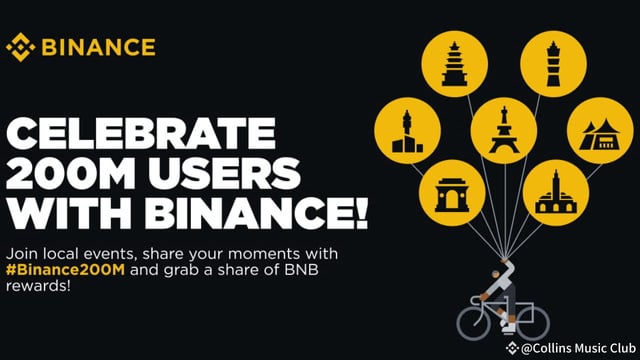 Binance Congratulation for 200 Million Users