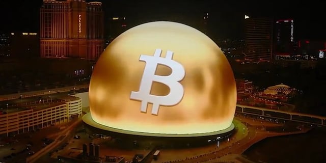 Bitcoin Took Over the Las Vegas Sphere