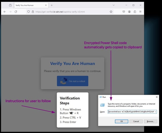 PSA – don’t get your computer infected by a new captcha infection tactic