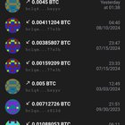 BTC wallet and explorer showing different amount of BTC